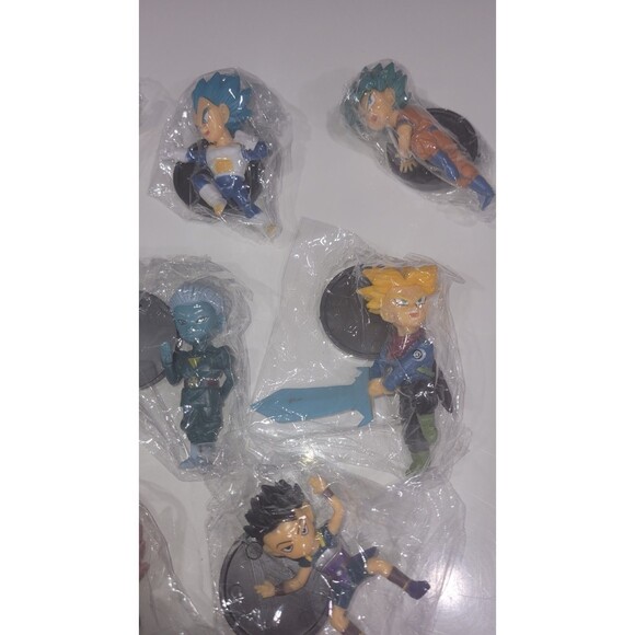 Dragon Ball Z OR ANIME TYPE figures With Stands Set Of 8 GENERIC B6 - Picture 3 of 10